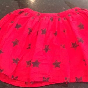 Red and blue star skirt